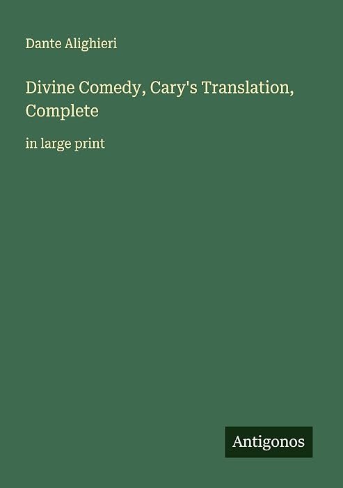 Divine Comedy, Cary's Translation, Complete: in (hardcover)