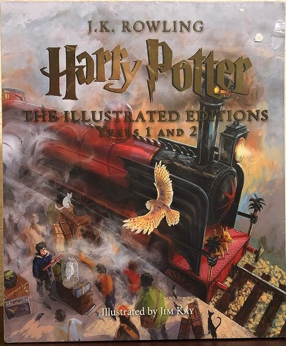 Harry Potter Illustrated Edition Pack (Books 1 a (hardcover)